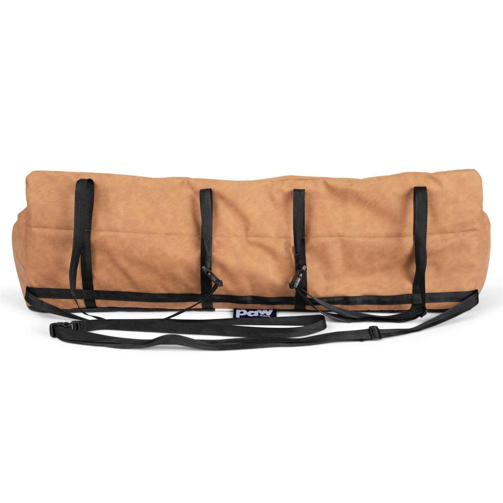 Faux Leather Memory Foam Dog Car Bed Z6664