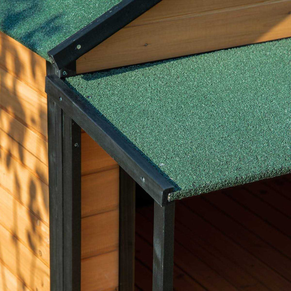Wooden Raised Dog House C432