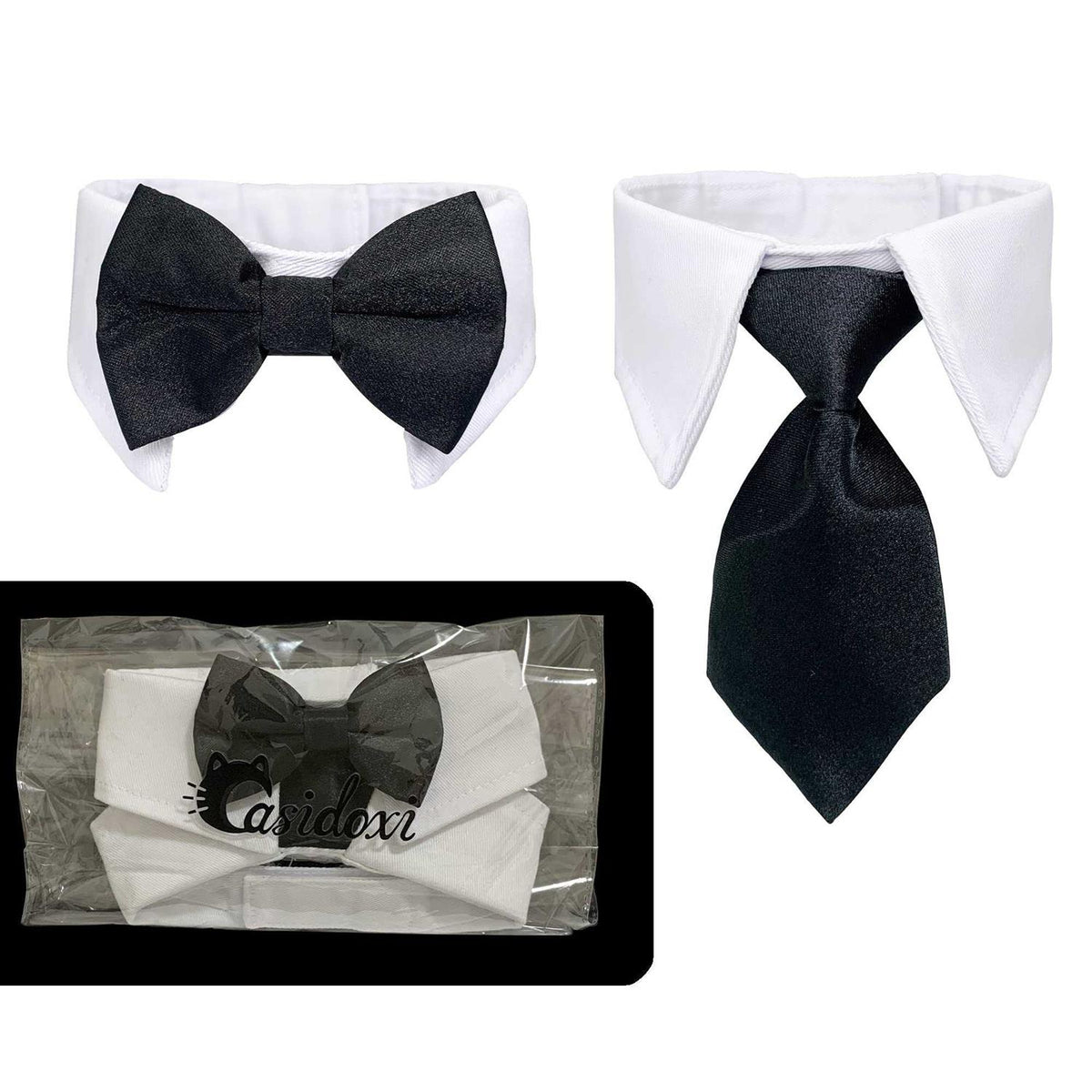 Dog Tuxedo Collar Bow Tie X8443