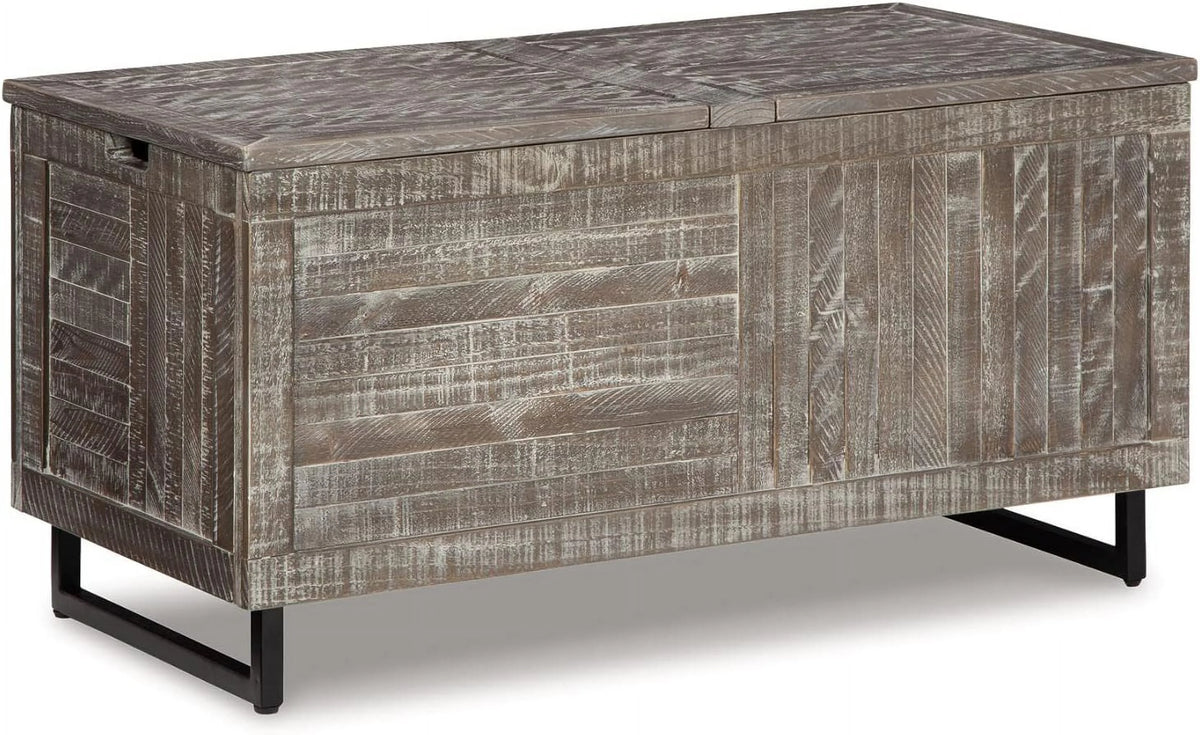Distressed Gray Storage Trunk or Coffee Table G7596
