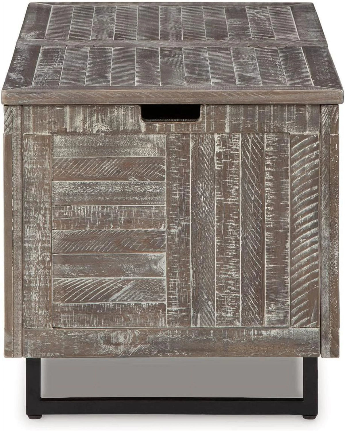 Distressed Gray Storage Trunk or Coffee Table G7596