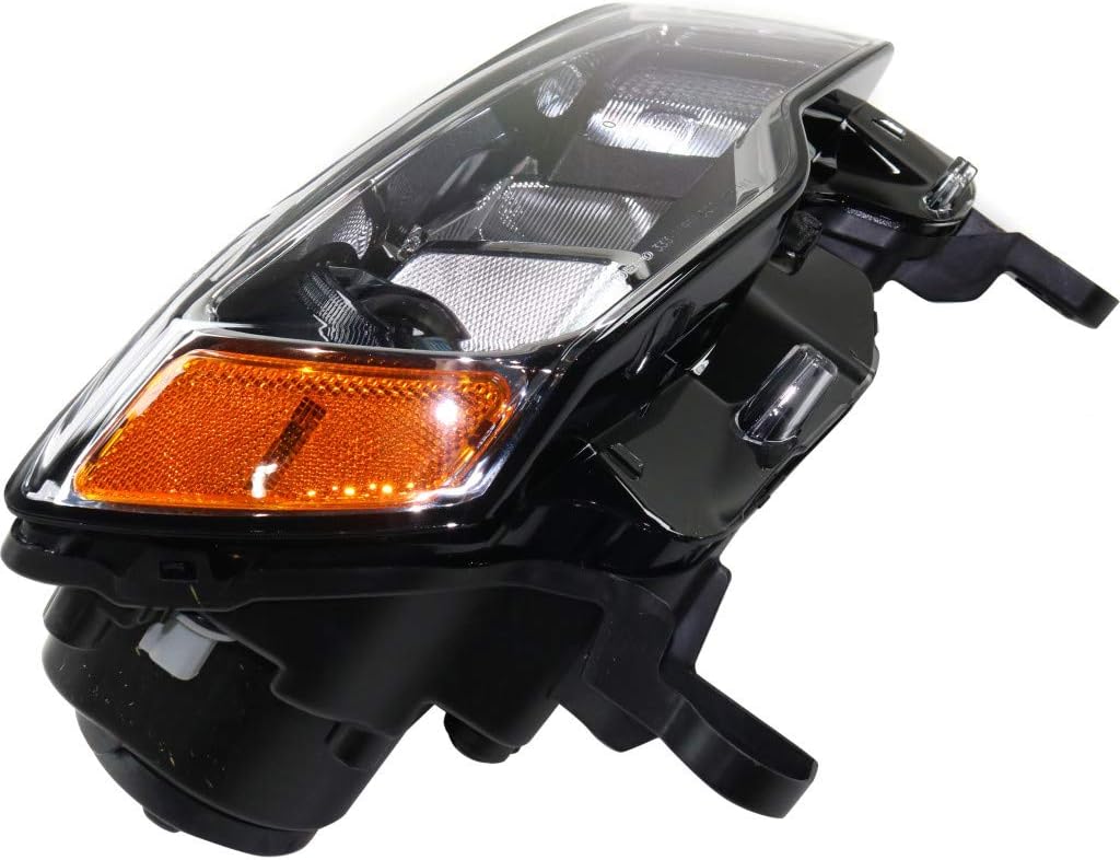 Jeep Grand Cherokee Passenger Side Chrome Halogen Headlight Assembly U2865