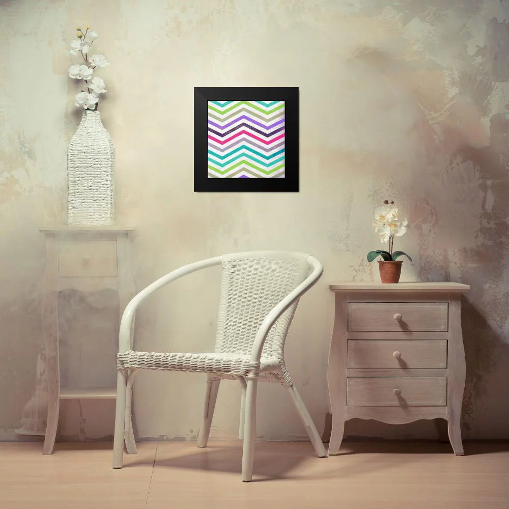 Black Modern Framed Art Print X96522