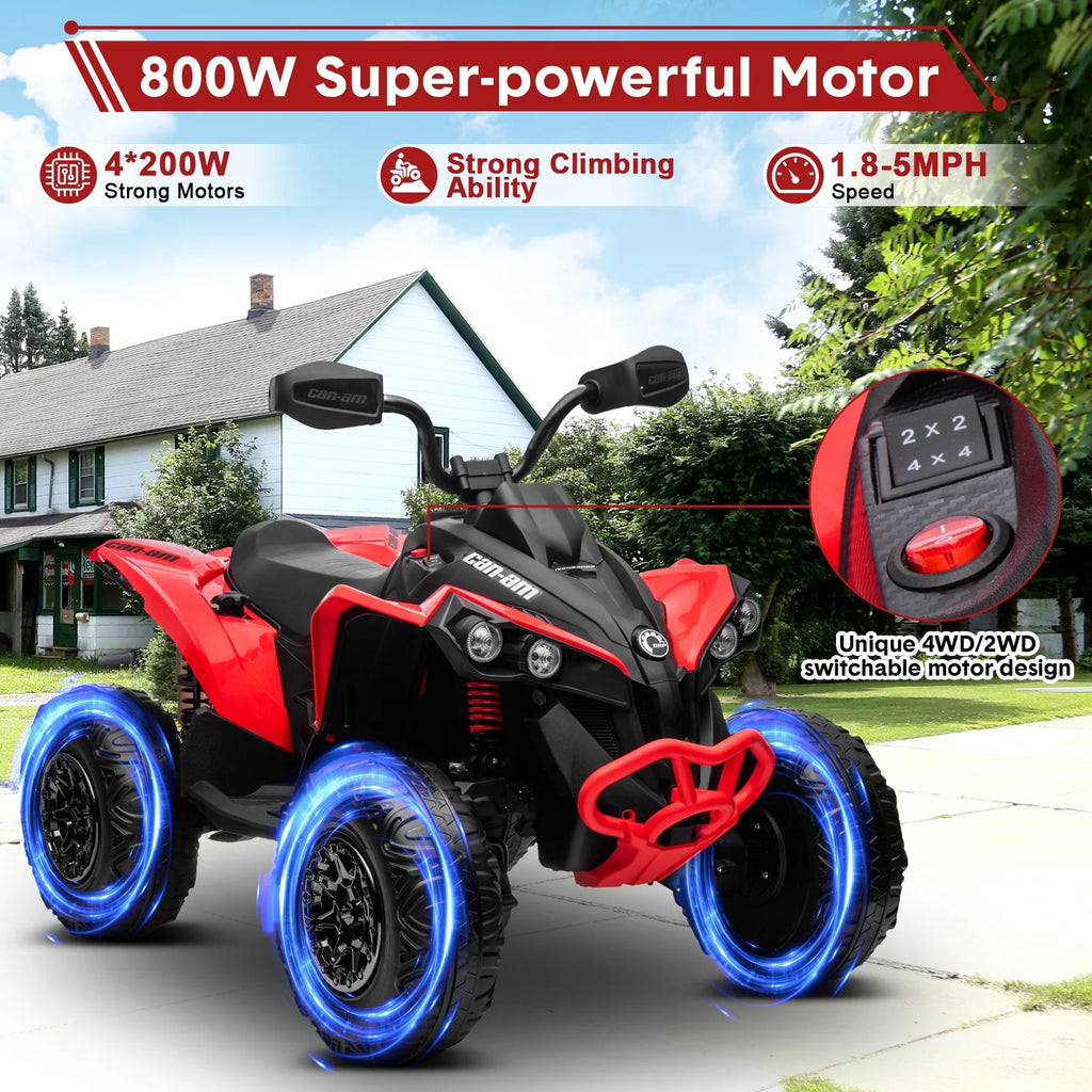 24V 4 Wheeler ATV with 2 Seater I96957