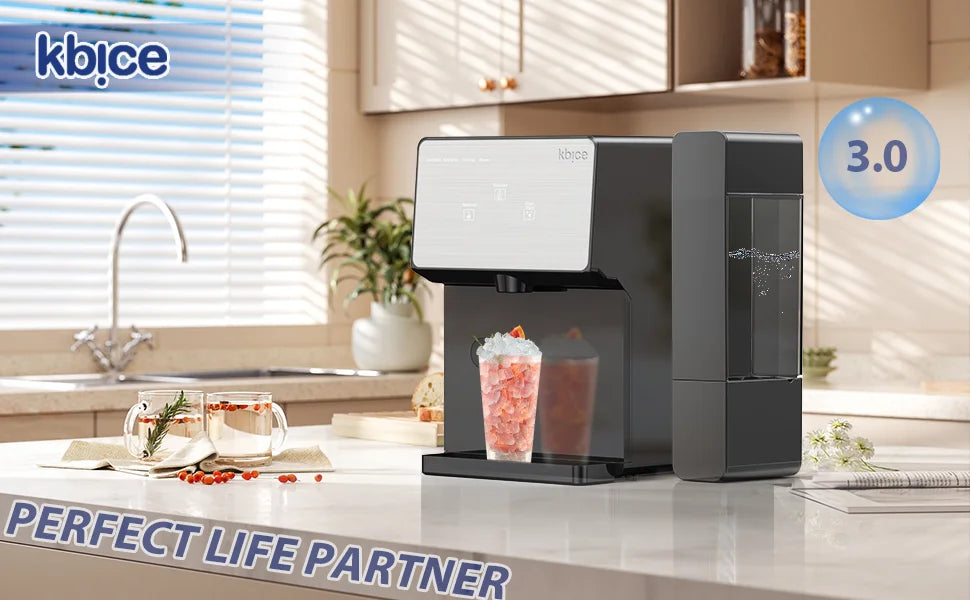 Self Dispensing Countertop Nugget Ice Maker with Water Tank B26115