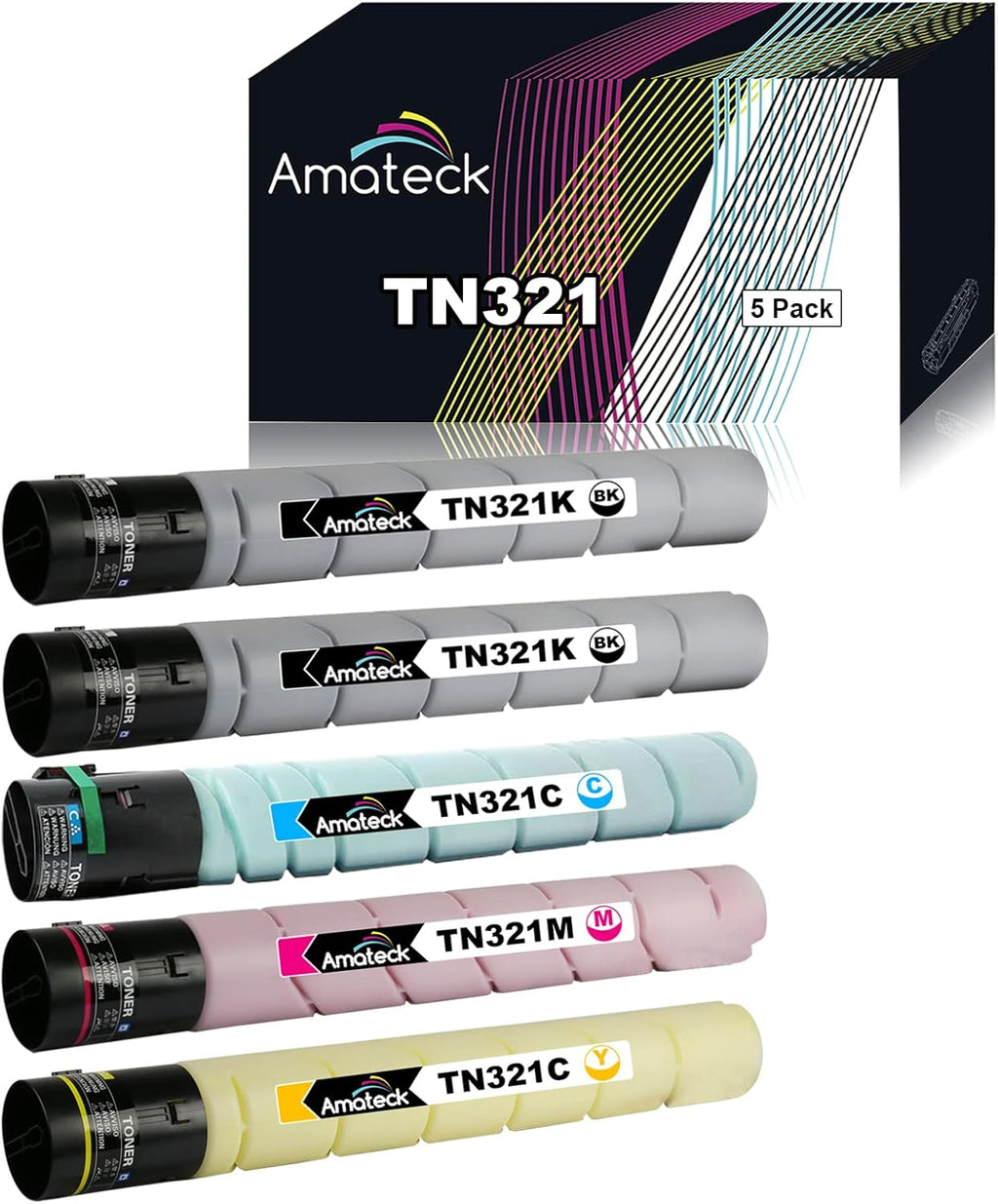 Compatible Toner Cartridge Replacement 5 Pack T7474