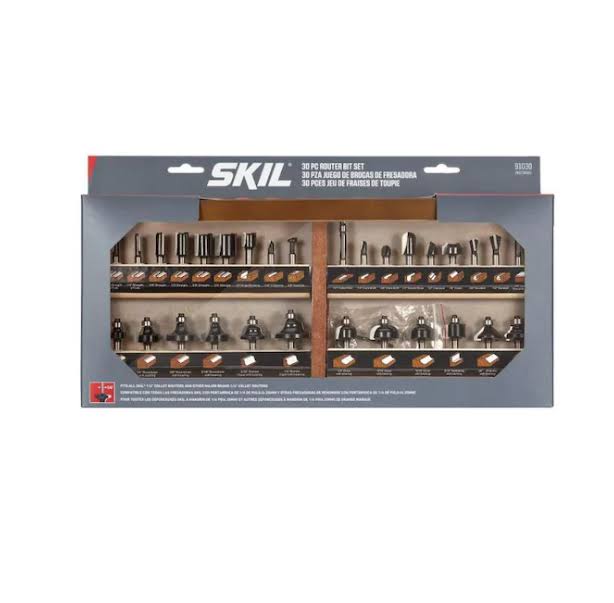 30-Piece Carbide Router Bit Set T9346