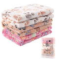 3 Pack Soft Warm Fleece Flannel Cat and Dog Blanket N1261