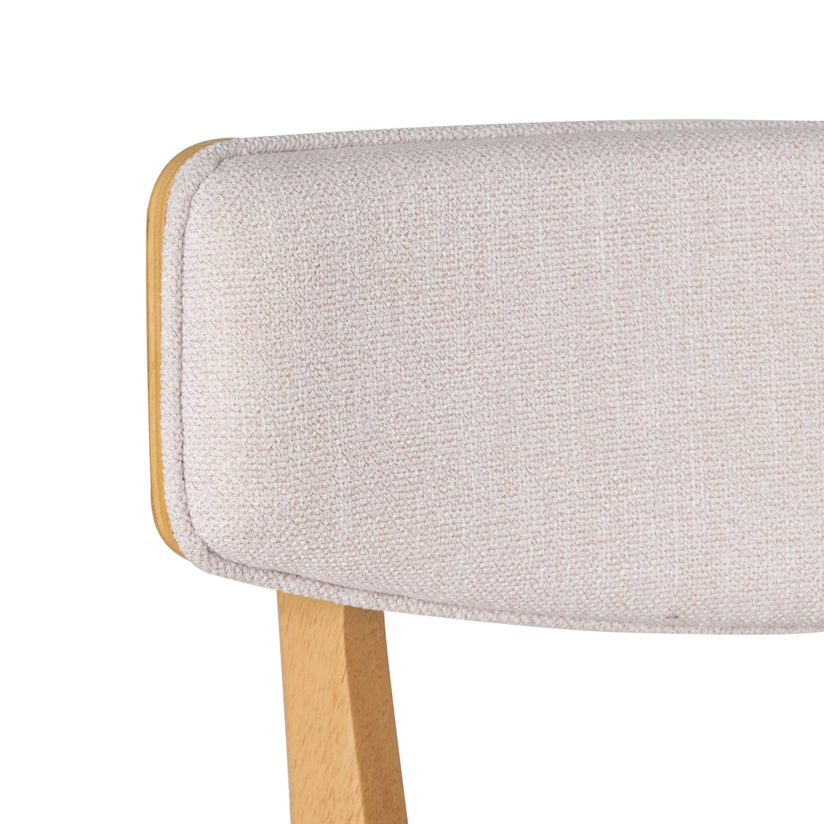 Set of 2 Light Beige Natural Oak Dining Chairs B471