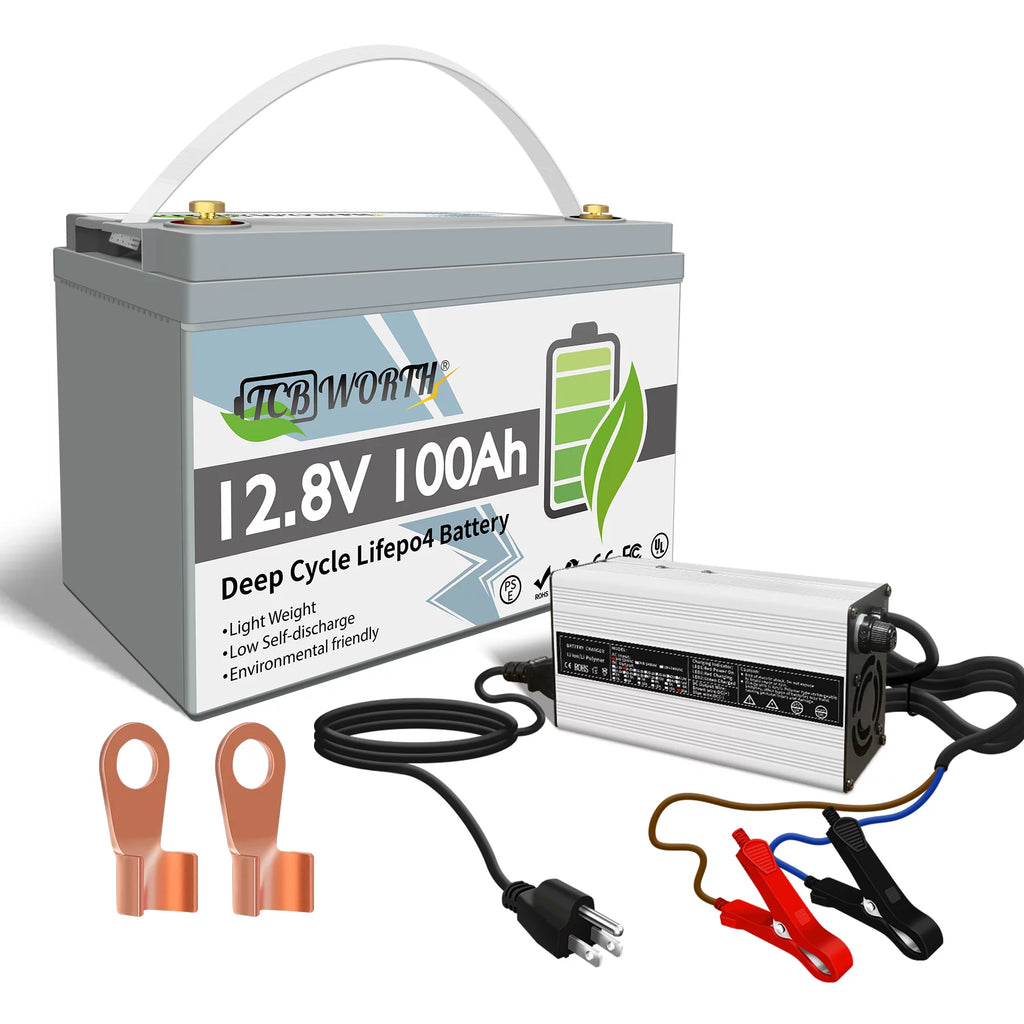 12V 100Ah LiFePO4 Lithium Battery with 100A BMS H1734