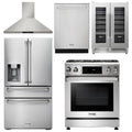 30 In. Propane Gas Range, Range Hood, Refrigerator, Dishwasher, Wine Cooler A224255