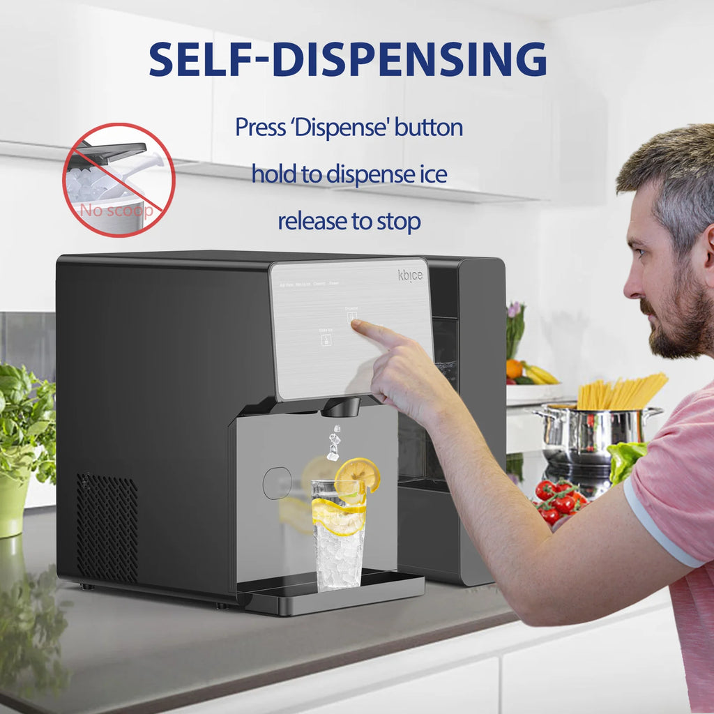 Self Dispensing Countertop Nugget Ice Maker with Water Tank B26115