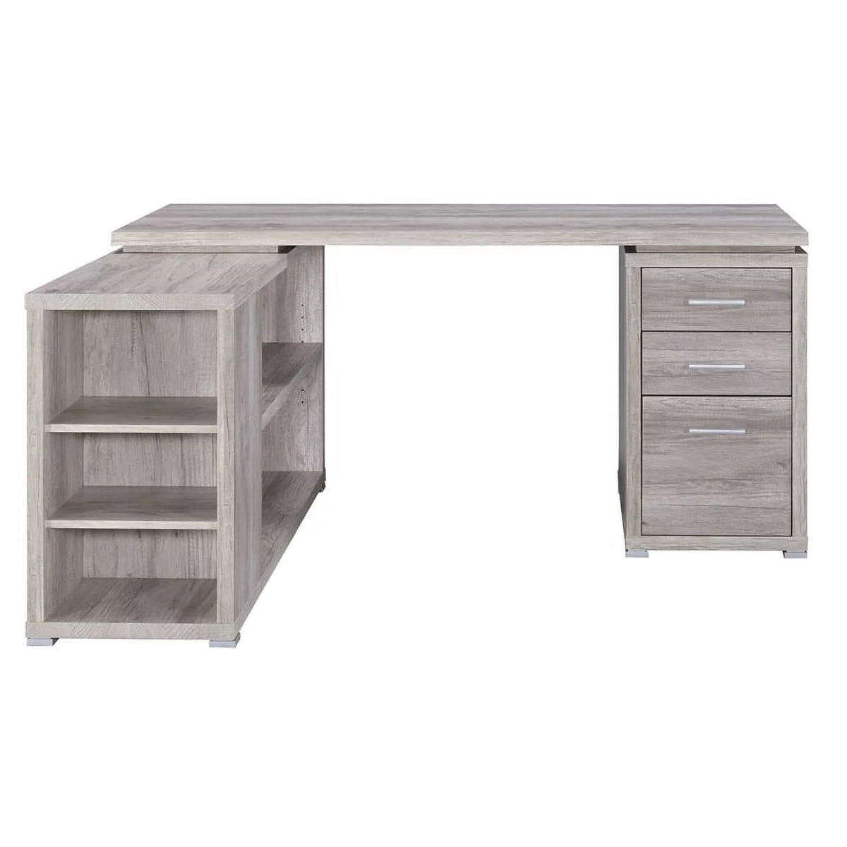 2 Piece L-Shaped Desk and Adjustable Office Chair I294681