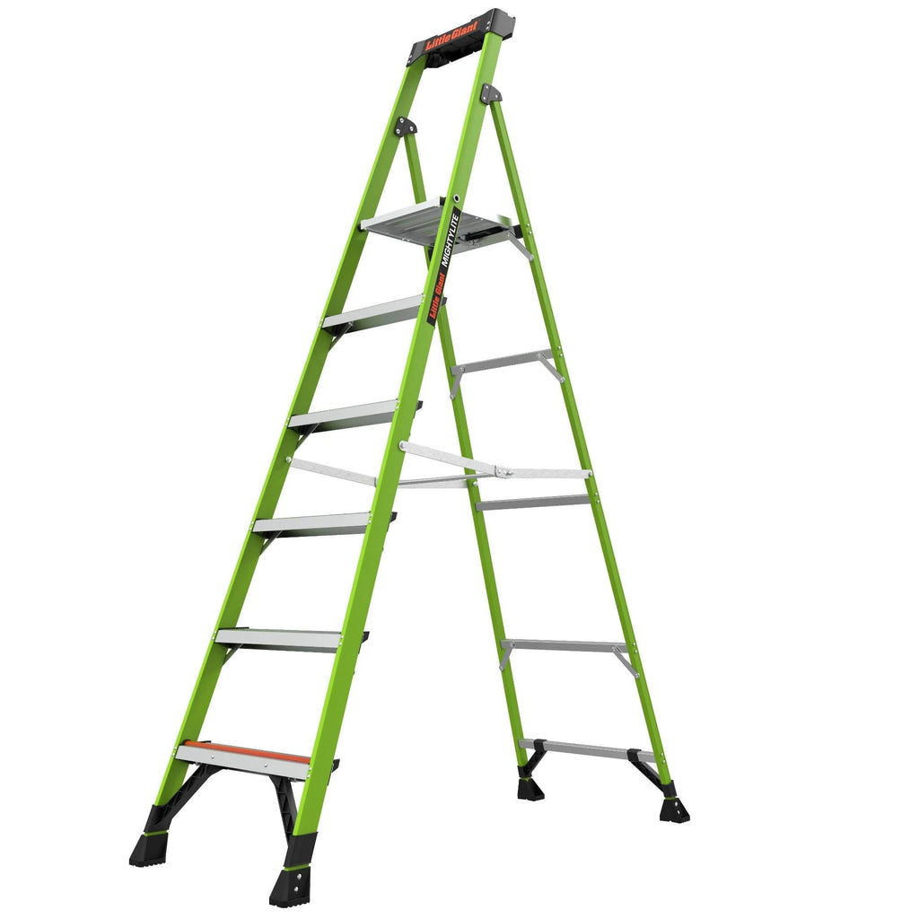 8 ft Fiberglass 375 lb Capacity Stepladder A727