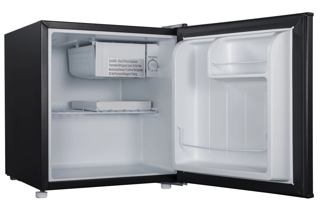 1.7 Cu ft Black Single Door Mini Fridge P841