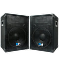 Pair of Passive 12 inch 2-Way Loudspeaker Cabinets U249