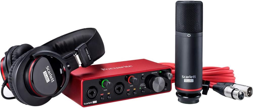 USB Audio Interface with Microphone & Headphones V6592