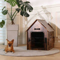 Wooden Pet House with Roof and Lockable Door O2316