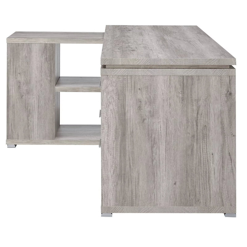 2 Piece L-Shaped Desk and Adjustable Office Chair I294681