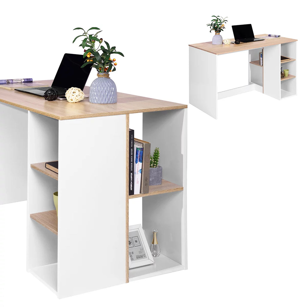 47.2" Computer Desk with 5 Storage Shelves V37372