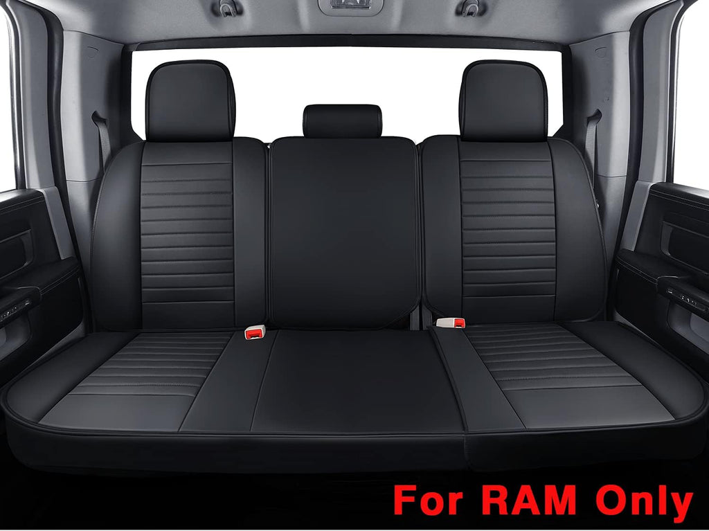 Custom Fit Waterproof Faux Leather Seat Covers Full Set I6641