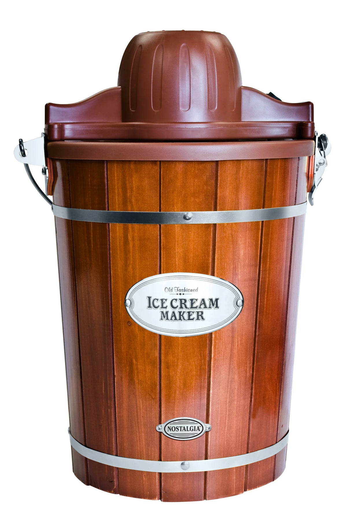 6-Quart Wood Bucket Ice Cream Maker Z33601