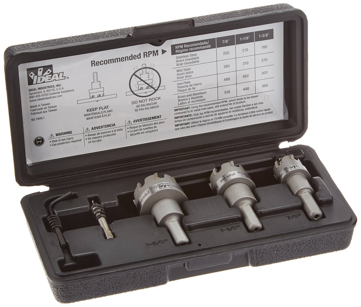 Carbide Tipped Hole Cutter Kit T90673