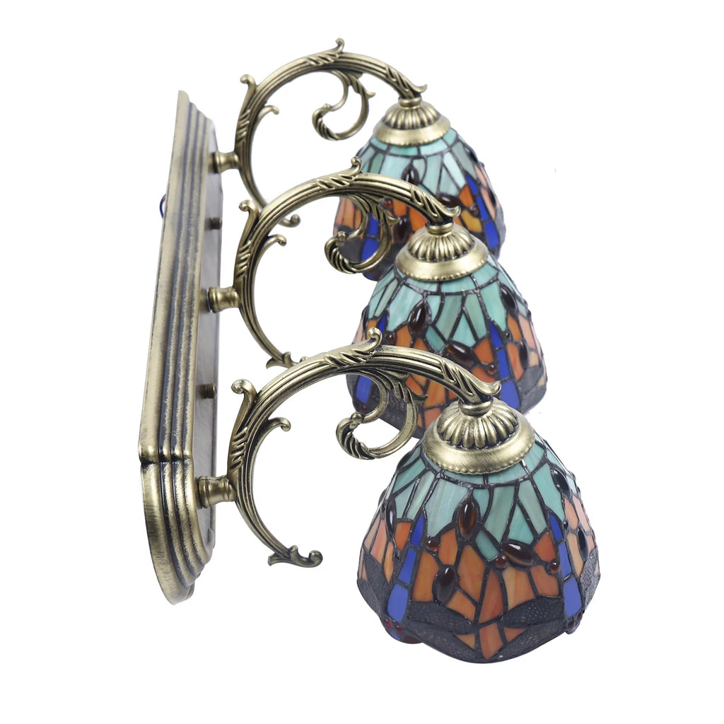 Stained Glass Wall Sconce Lamp J853