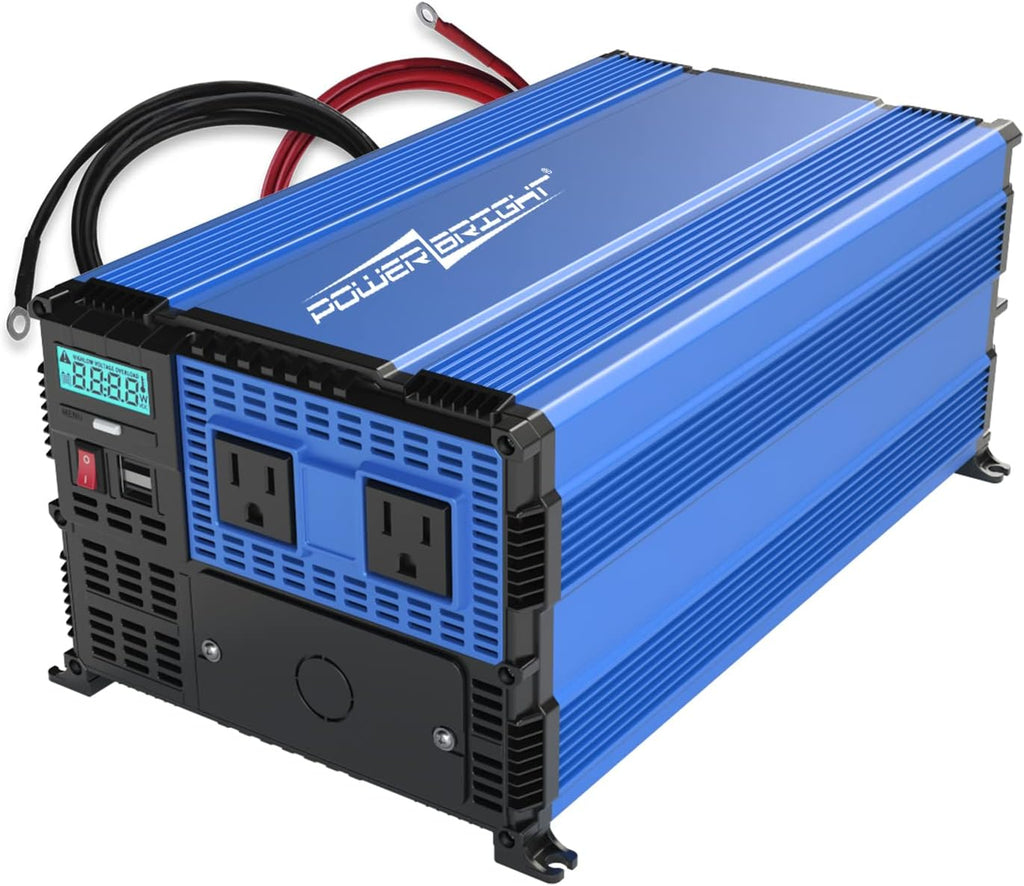 2000 Watt 12V Power Inverter Dual USB & AC Outlets G1650