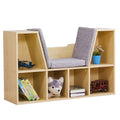 Modern 6-Cubby Kids Bookcase Wood L205234