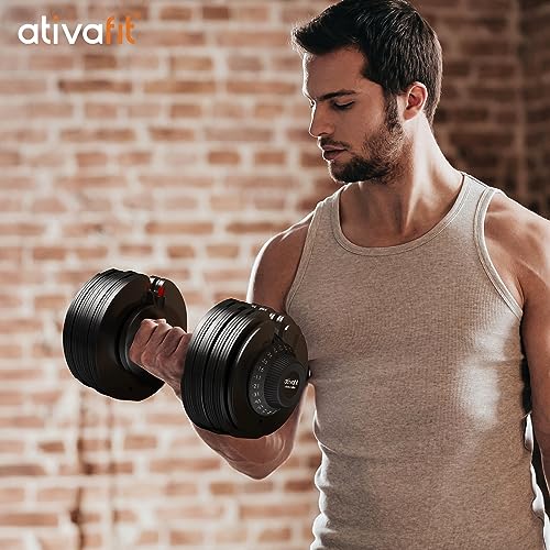Adjustable Dumbbell Set with Anti-slip Handle L833