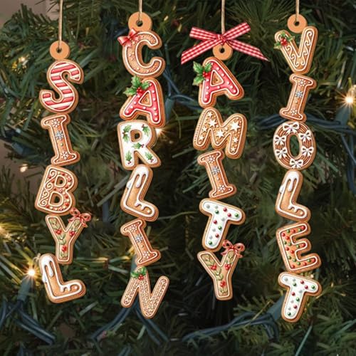 Wooden Christmas Ornament D406