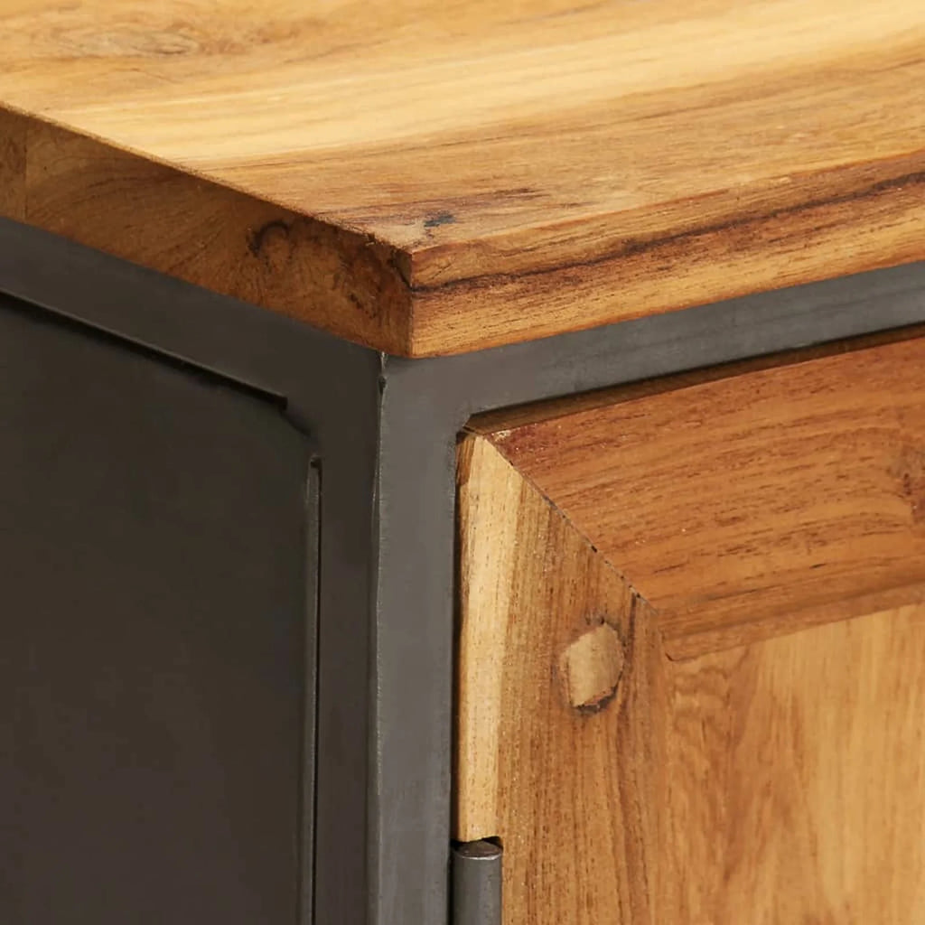 Recycled Teak and Steel Sideboard J408366