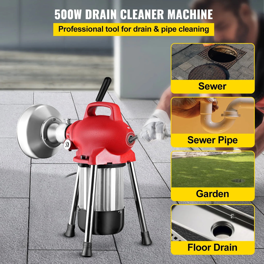 500W Electric Drain Cleaning Machine S36655
