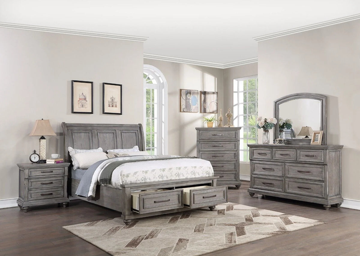 Cal King Size 4pc Bedroom Furniture Set N595082