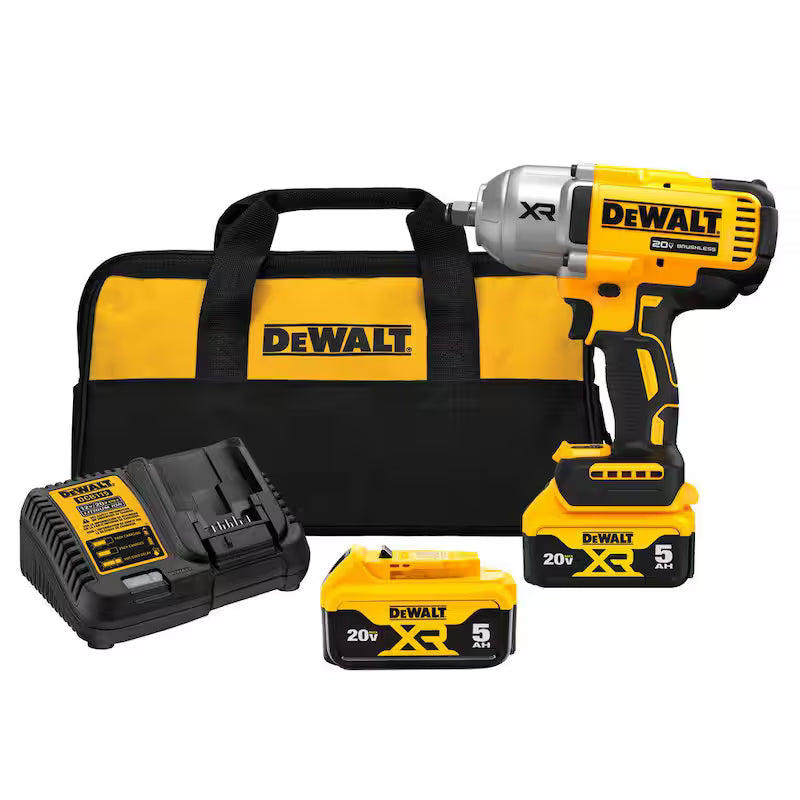 20V MAX Cordless 1/2 in. Impact Wrench Kit with 5.0Ah Batteries and Charger L84289