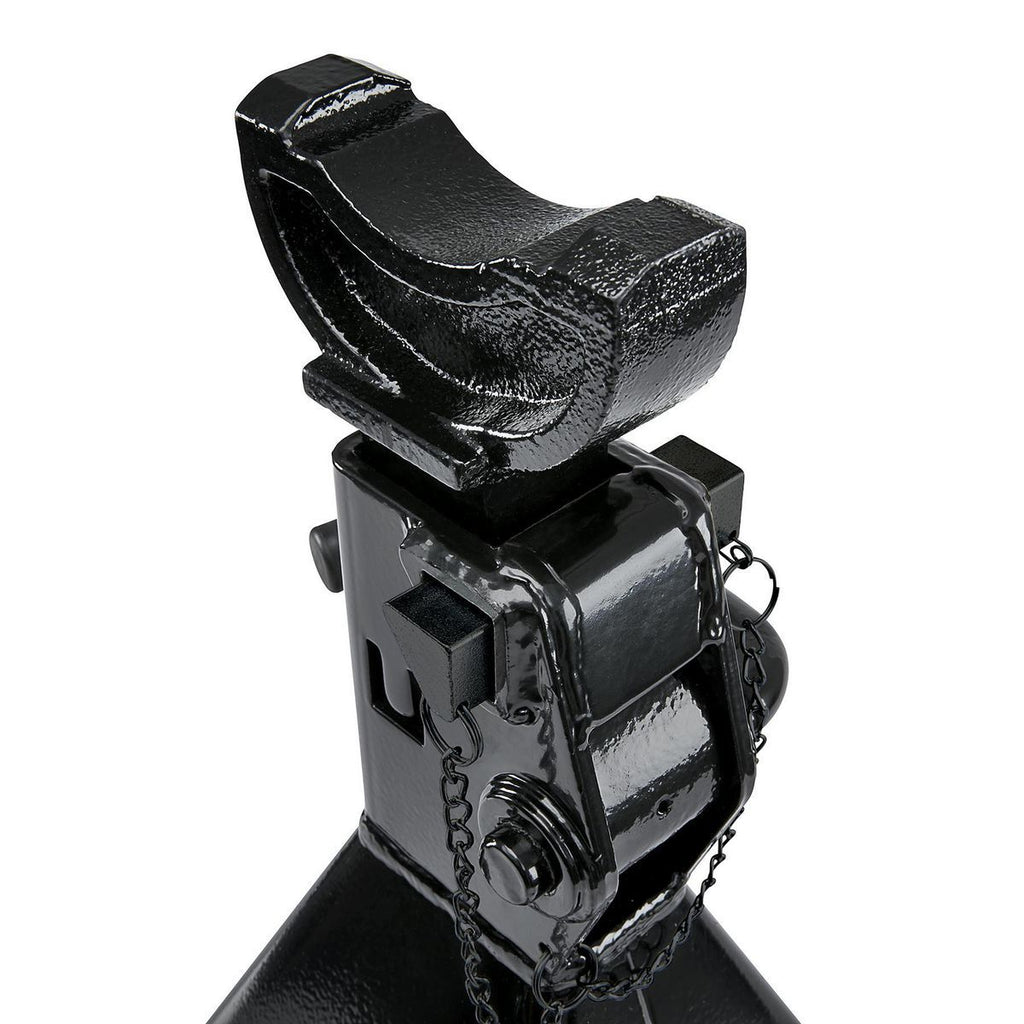 12 Ton Heavy Duty Ratcheting Jack Stands, Black Y224405