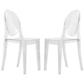 Acrylic Modern Chair Set of 2 G659035