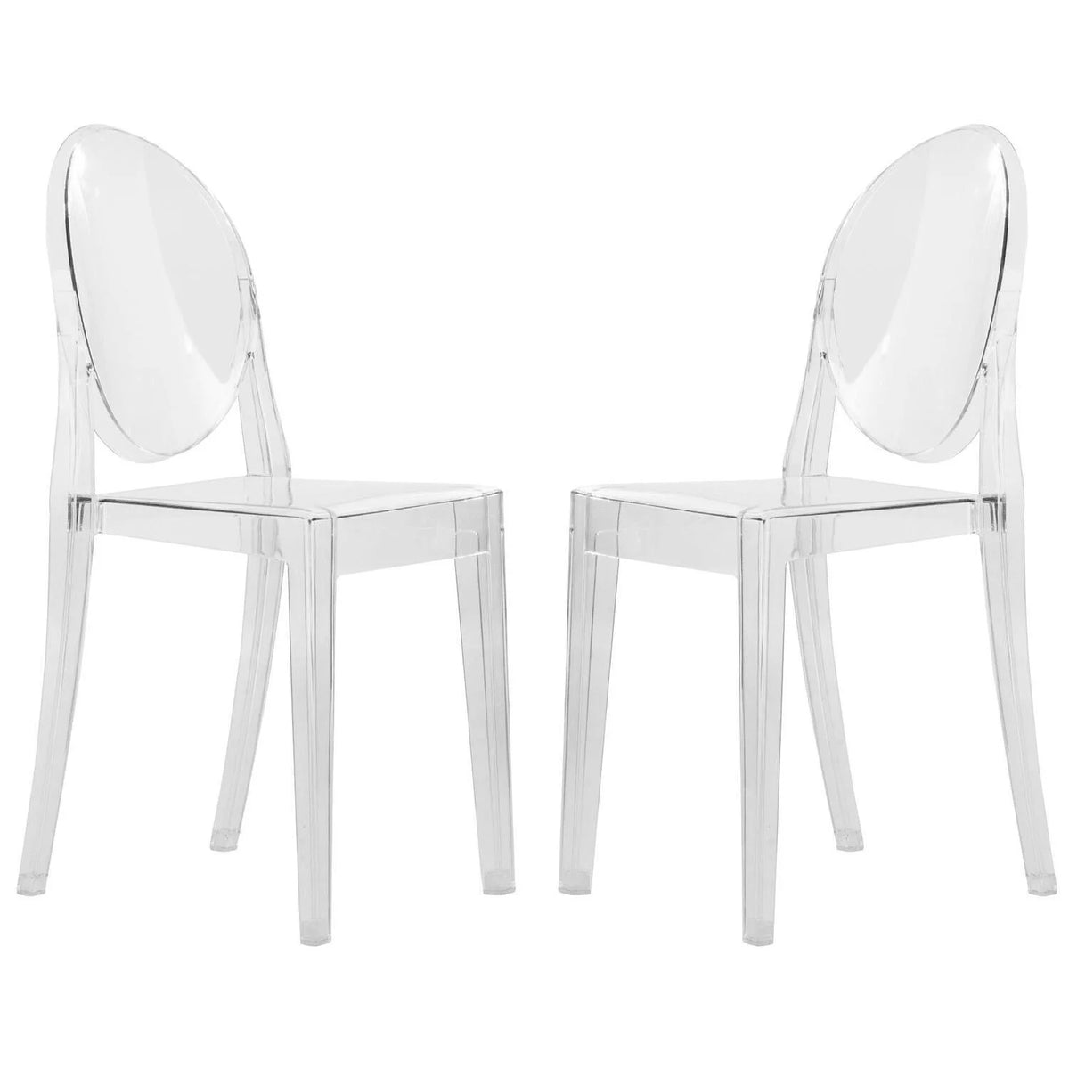 Acrylic Modern Chair Set of 2 G659035
