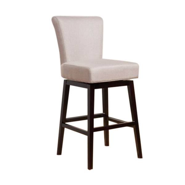 Wheat Fabric Swivel Counter Stool Q81152