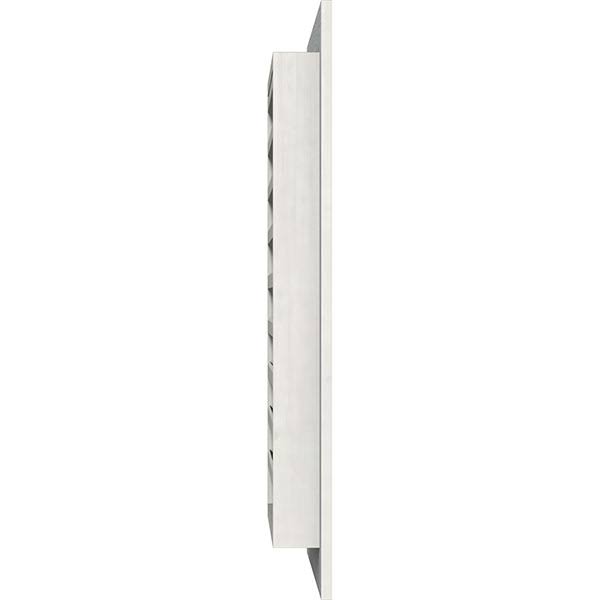 22x22 Vertical Gable Vent Primed Functional B77443