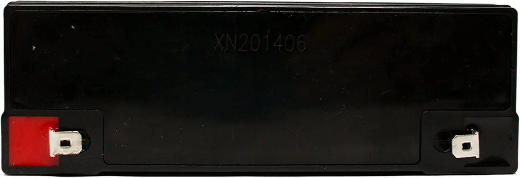 6V 12Ah Sealed Lead Acid Battery with F1 to F2 Terminal Adapters B2062