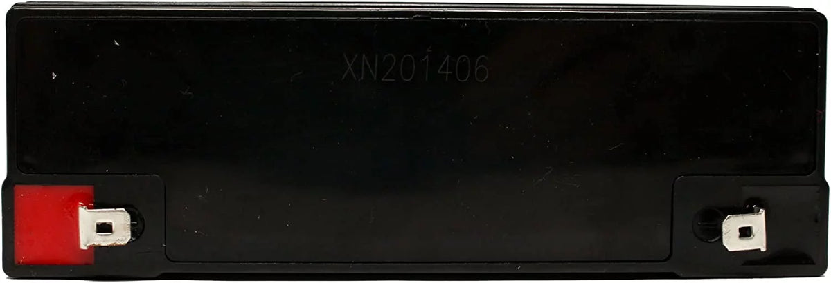 6V 12Ah Sealed Lead Acid Battery with F1 to F2 Terminal Adapters B2062