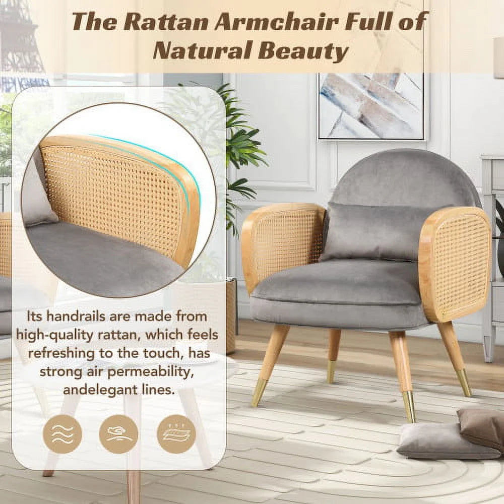 Mid Century Modern Upholstered Accent Chair A36866