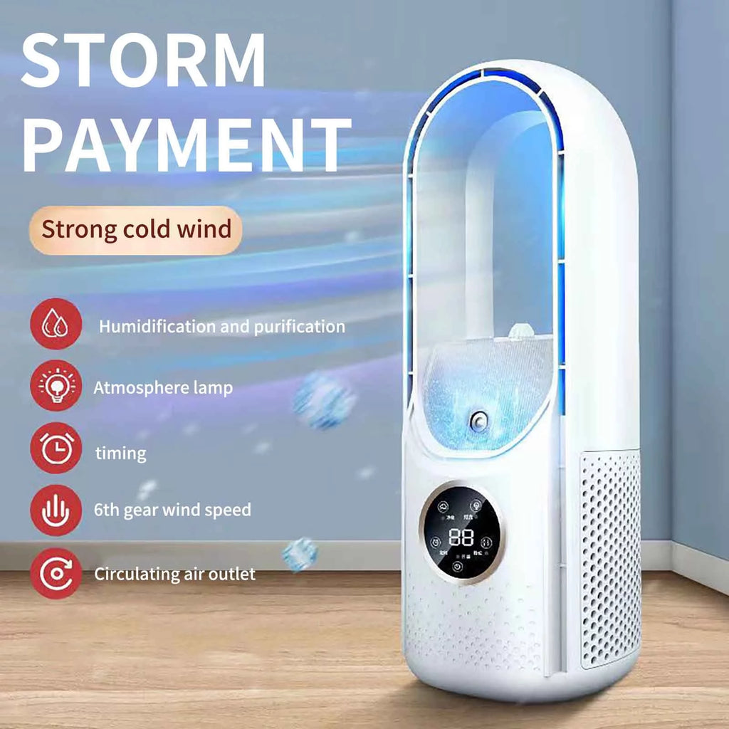 Portable Desk Fan with Night Light & Timer M74038