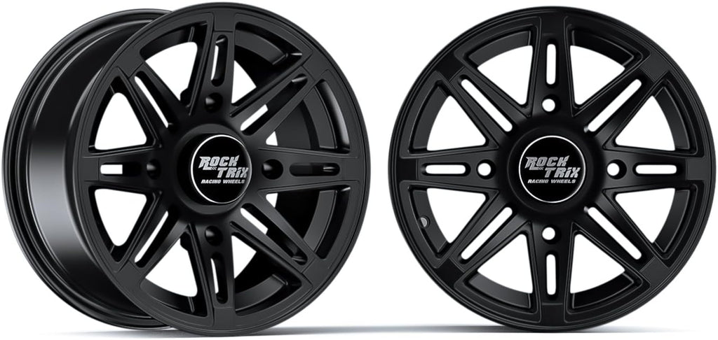 14x7 Black ATV Wheels Set of 4 E81718