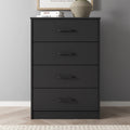 Black 4 Drawer Dresser T193457
