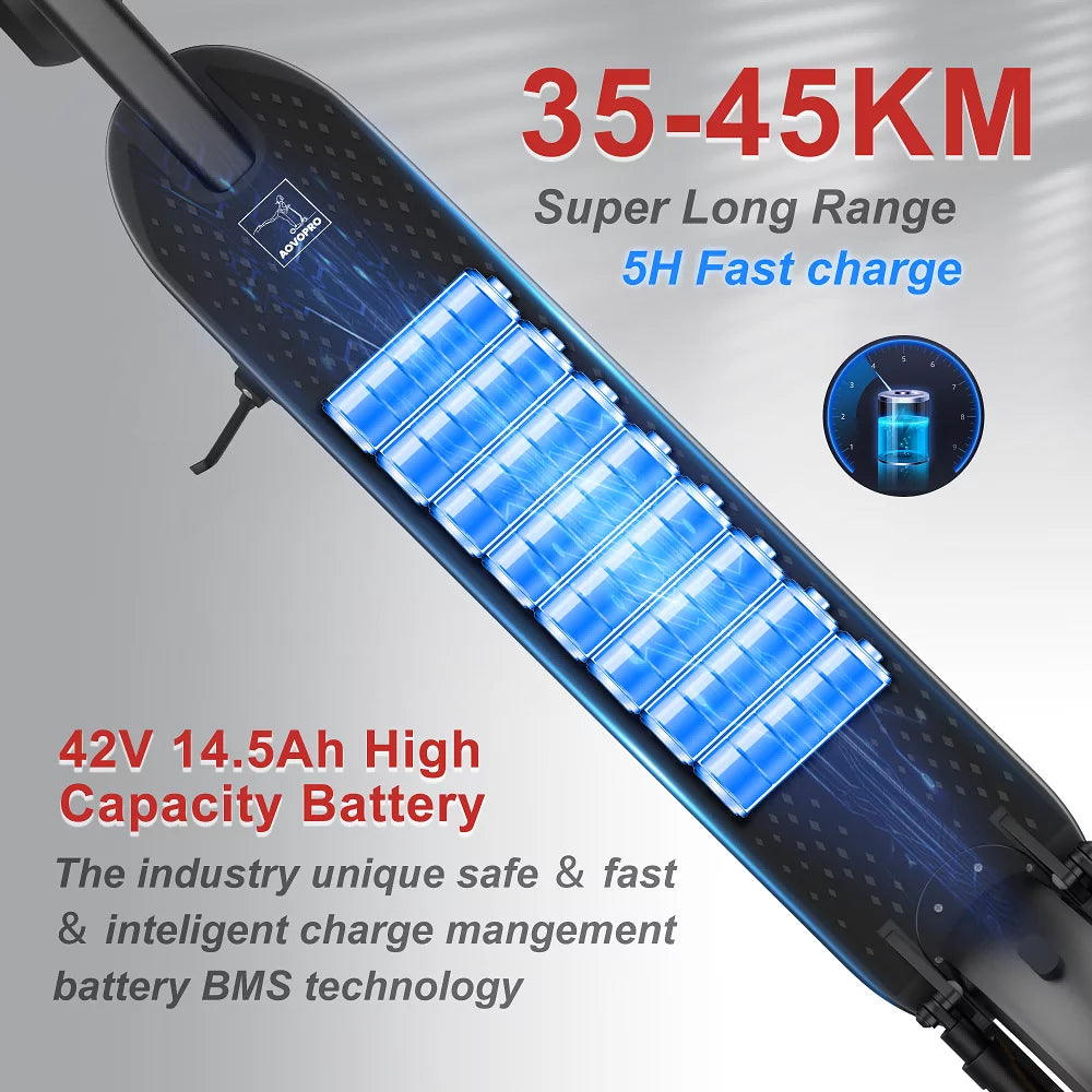 500W Foldable Electric Scooter with Air Tire E360964