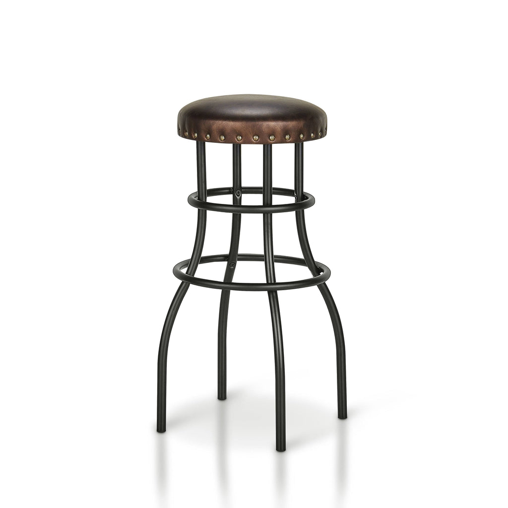 Rustic Bronze Counter Barstools Set of 2 I5613