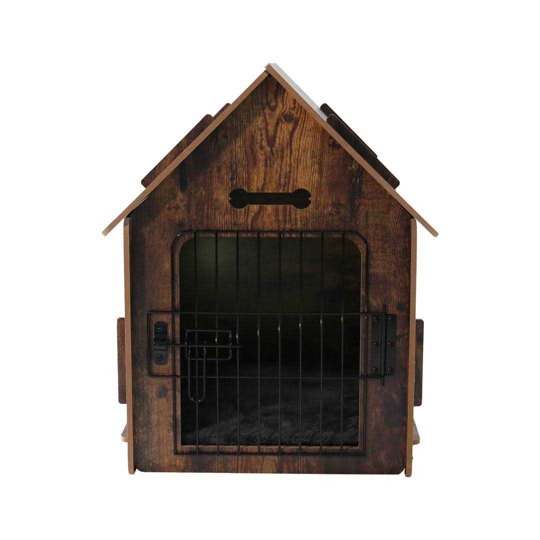 Wooden Pet House with Roof and Lockable Door O2316